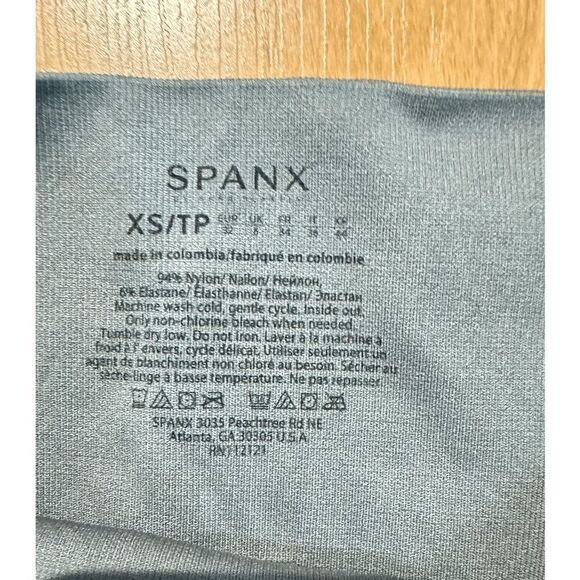 Spanx Women’s Heather Camo Print Pull-On Leggings Black & Gray - Picture 4 of 8